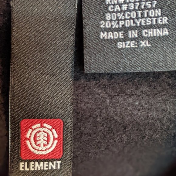 RARE Element Y2K Zip Up Hoodie (Black) - Picture 9 of 9